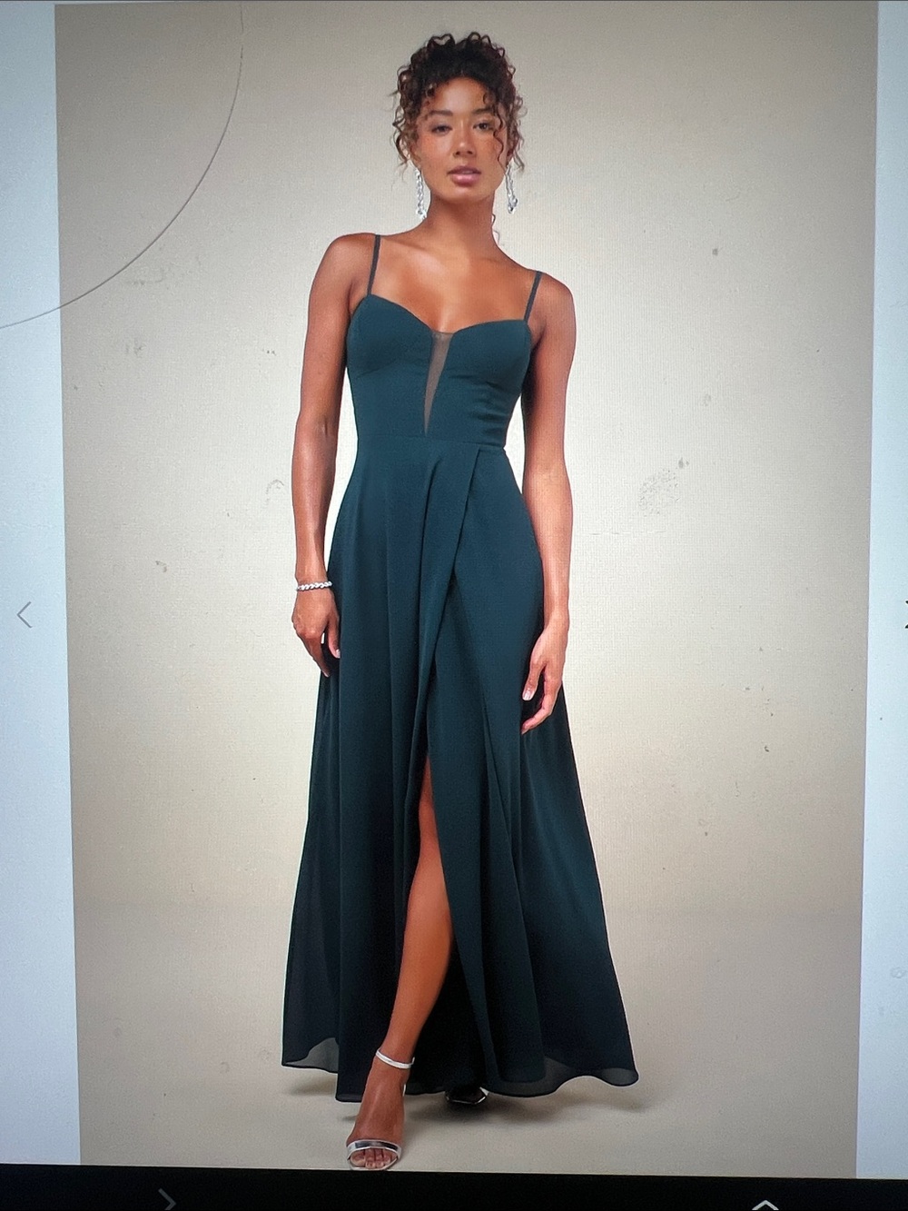 Lulu’s Stunning Grace Cutout A-Line Maxi